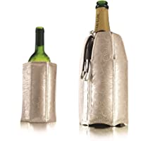 Vacu Vin 3887560 Enfriador Rápido para Botellas De Vino Y Cava- Plateado